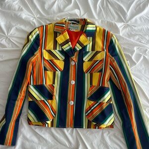 Moschino Multicolor Striped Jacket
